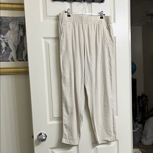 LOFT women’s tan linen pants
